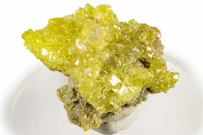 Bright-Yellow Sulfur Crystals - Bolivia #305248